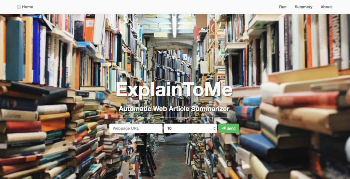 ExplainToMe − помощник для чтения больших статей